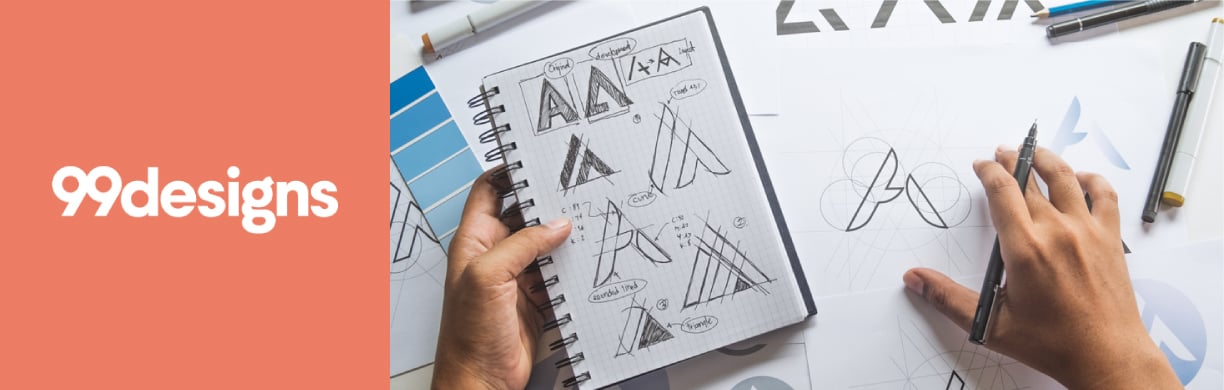 99 designs- the best freelance websites