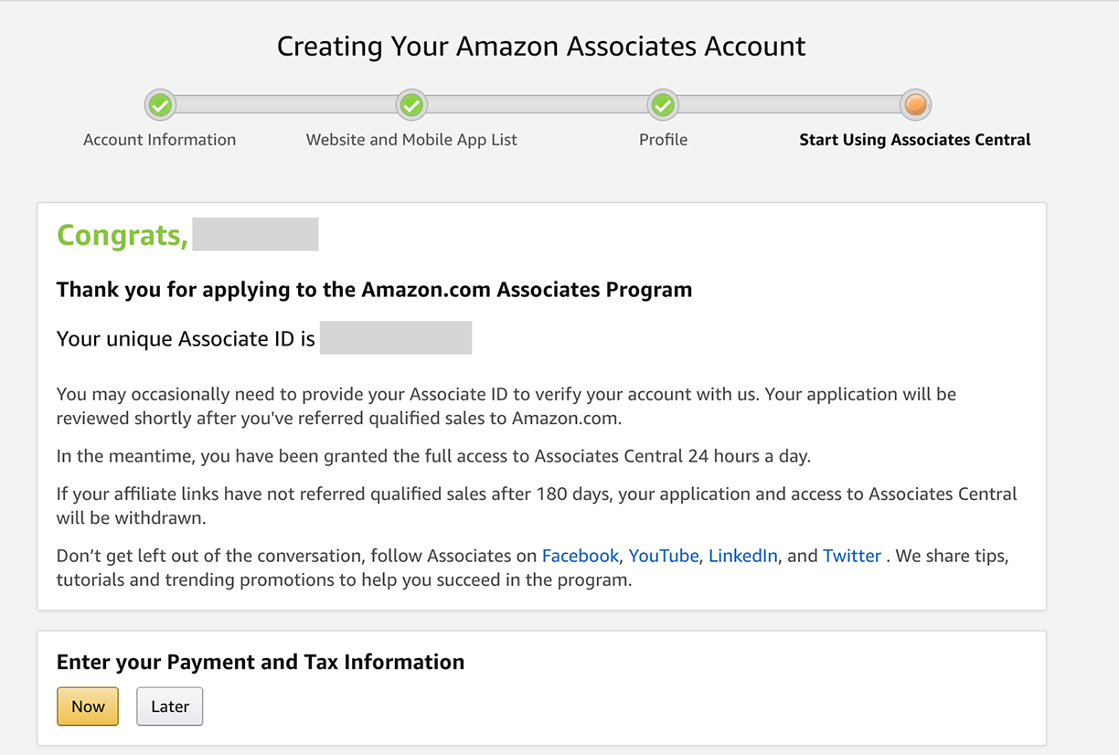 amazon affiliates program