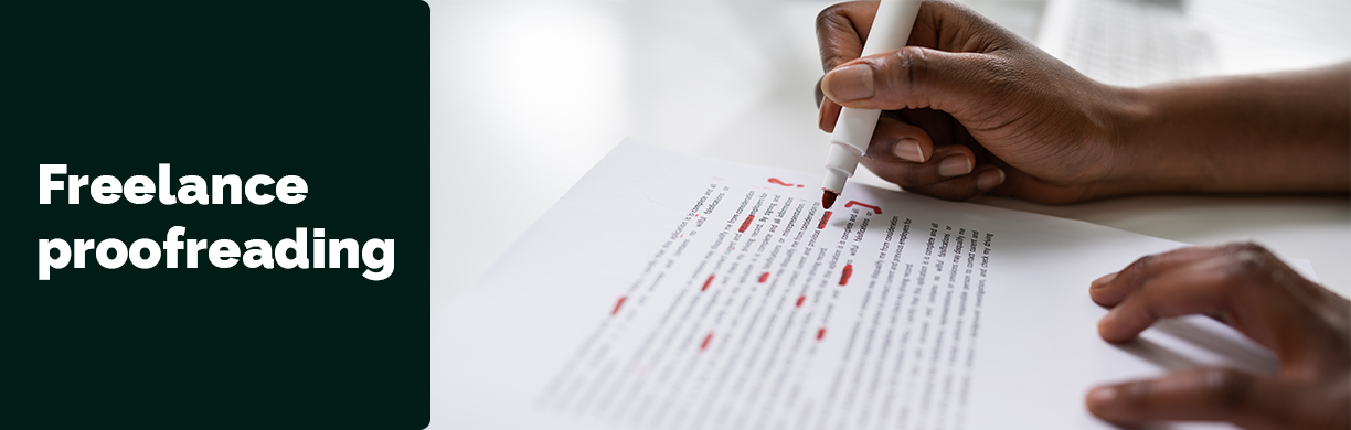 learn freelance proofreading