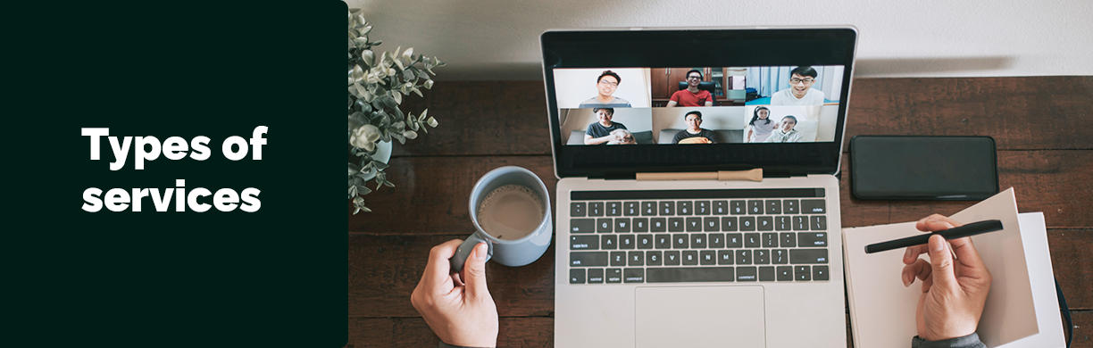 types of virtual assistant services 